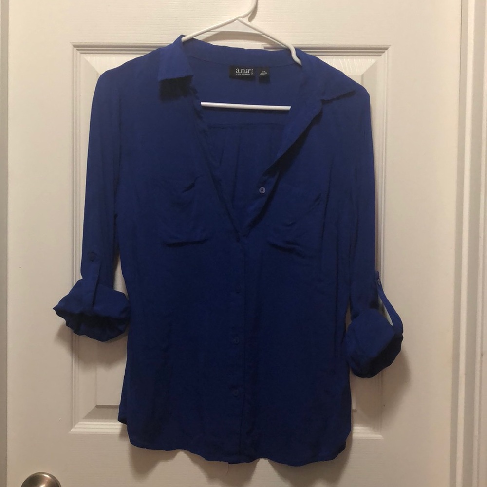 Dark blue dress shirt